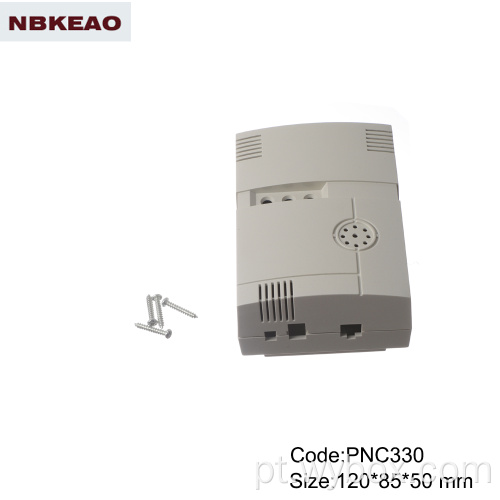 Invólucro de roteador personalizado IP54 invólucro de switch de rede invólucro de plástico para blocos de terminais integrados de eletrônicos PNC330